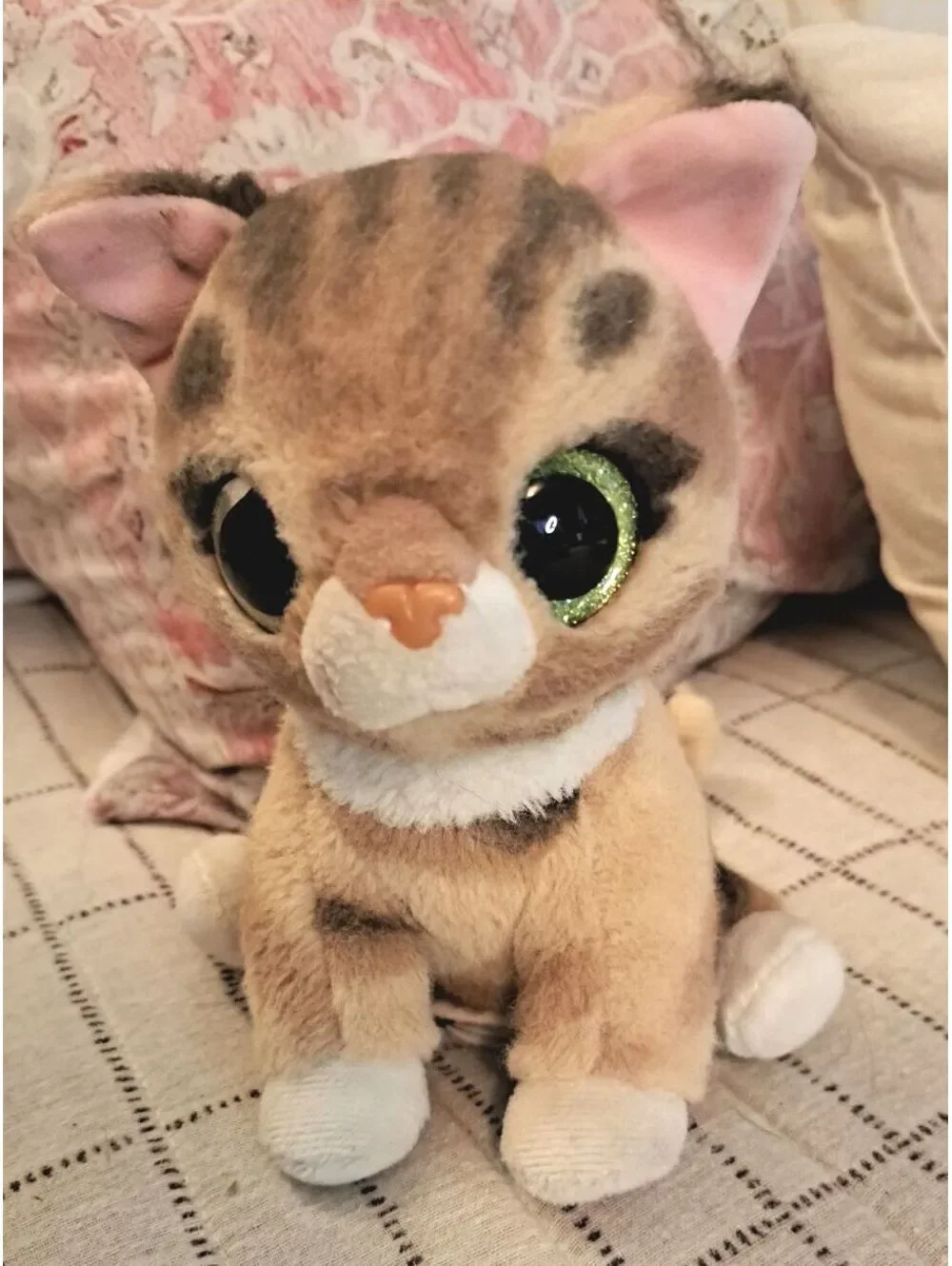 Pets Alive Smitten Kitten Ginger Purring Plush Toy 7
